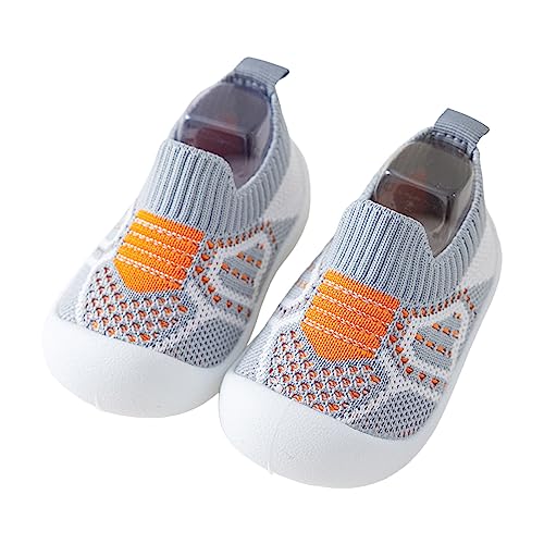 Baby Lauflernschuhe Rutschfeste Barfußschuhe Mesh mit Klettverschluss - Badeschuh aus Mesh mit Klettverschluss - Unisex Baby Badeschuh Aquaschuhe unifarben Babyschuhe rutschfester Sohle für Badespaß von Fhuuly