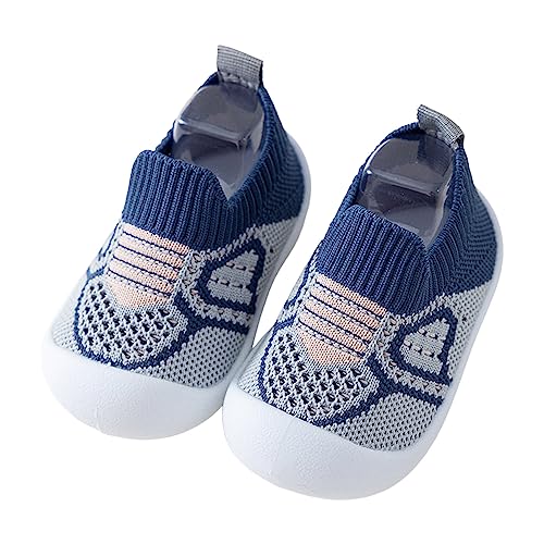 Baby Lauflernschuhe Rutschfeste Barfußschuhe Mesh mit Klettverschluss - Badeschuh aus Mesh mit Klettverschluss - Unisex Baby Badeschuh Aquaschuhe unifarben Babyschuhe rutschfester Sohle für Badespaß von Fhuuly