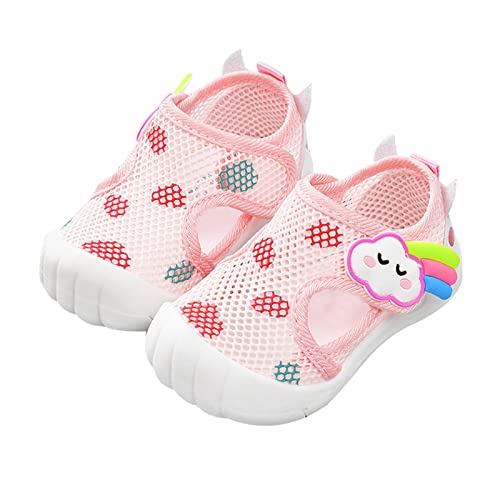 Fhuuly Krabbelschuhe Baby Lauflernschuhe Jungen Mädchen Kleinkinder Schuhe Canvas Atmungsaktiv und Antirutsch 1-3 Jahre Baby Sneaker Weicher Babyhausschuhe Kleinkind Rutschfeste Lederschuhe Baby von Fhuuly