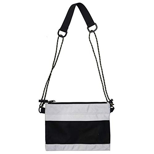 Ficher Herren UmhäNgetasche Unisex Single Shoulder Diagonal Tasche Fashion Trend Tasche Outdoor Hit Farbe Stoff Tasche von Ficher