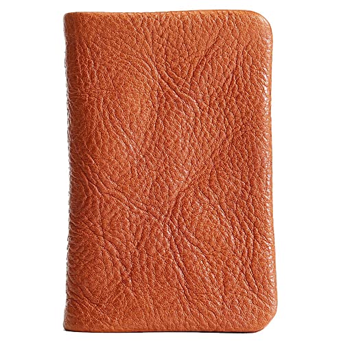 Ficher Leder GeldböRse Vintage Handgemachte Kurze Bifold Kleine Schlanke GeldböRsen GeldböRse Weiblich mit ReißVerschluss MüNztasche von Ficher