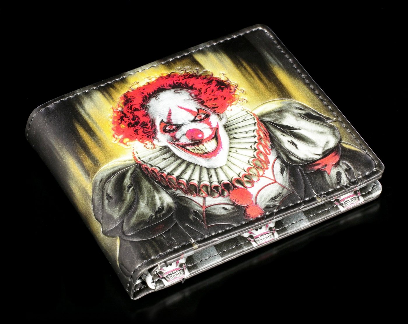 Figuren Shop GmbH Geldbörse Herren Geldbeutel - Evil Clown - James Ryman Fantasy von Figuren Shop GmbH