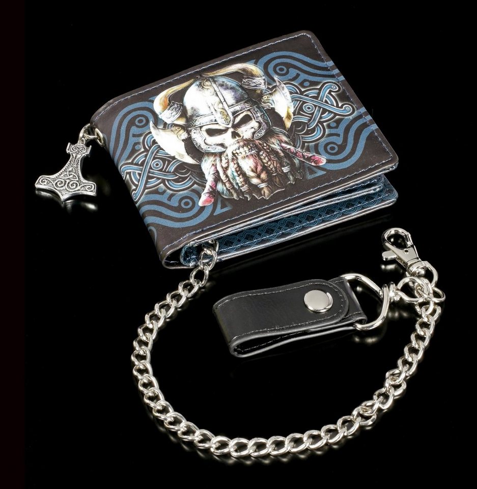 Figuren Shop GmbH Geldbörse Herren Geldbörse Wikinger mit Kette - Danegeld - Nemesis Now Gothic Geldbeutel von Figuren Shop GmbH