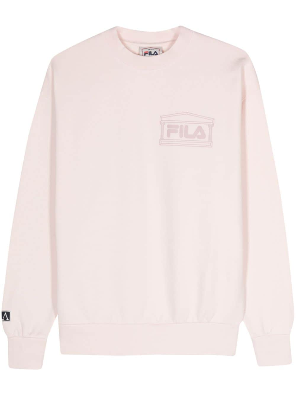 Fila Sweatshirt mit Logo-Print - Rosa von Fila