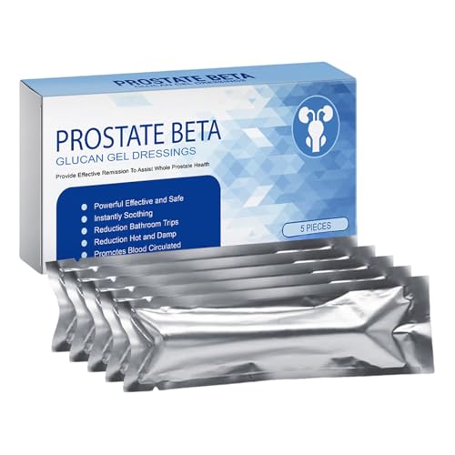 Prostata B-eta Glucan Gel Dressings, Körpercreme, Beruhigende Hautlotion, Beruhigende Hautbeschwerden Und Reizungen, Erfrischende Und Nicht Fettige Textur, 5 Stücke Für Männer Prostata B-eta Glucan Gel Dressings, Körpercreme, Beruhigende Hautlotion, Beruhigende Hautbeschwerden Und Reizungen, Erfrischende Und Nicht Fettige Textur, 5 Stücke Für Männer von Filvczt