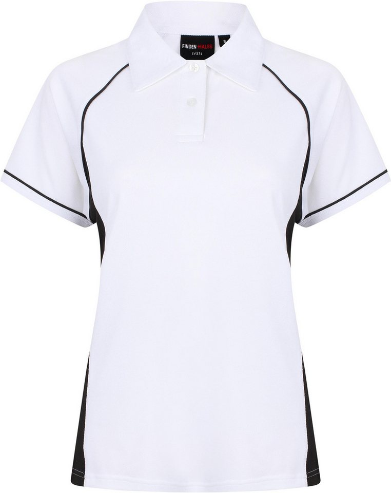 Finden+Hales Poloshirt Ladies Piped Performance Damen Poloshirt von Finden+Hales