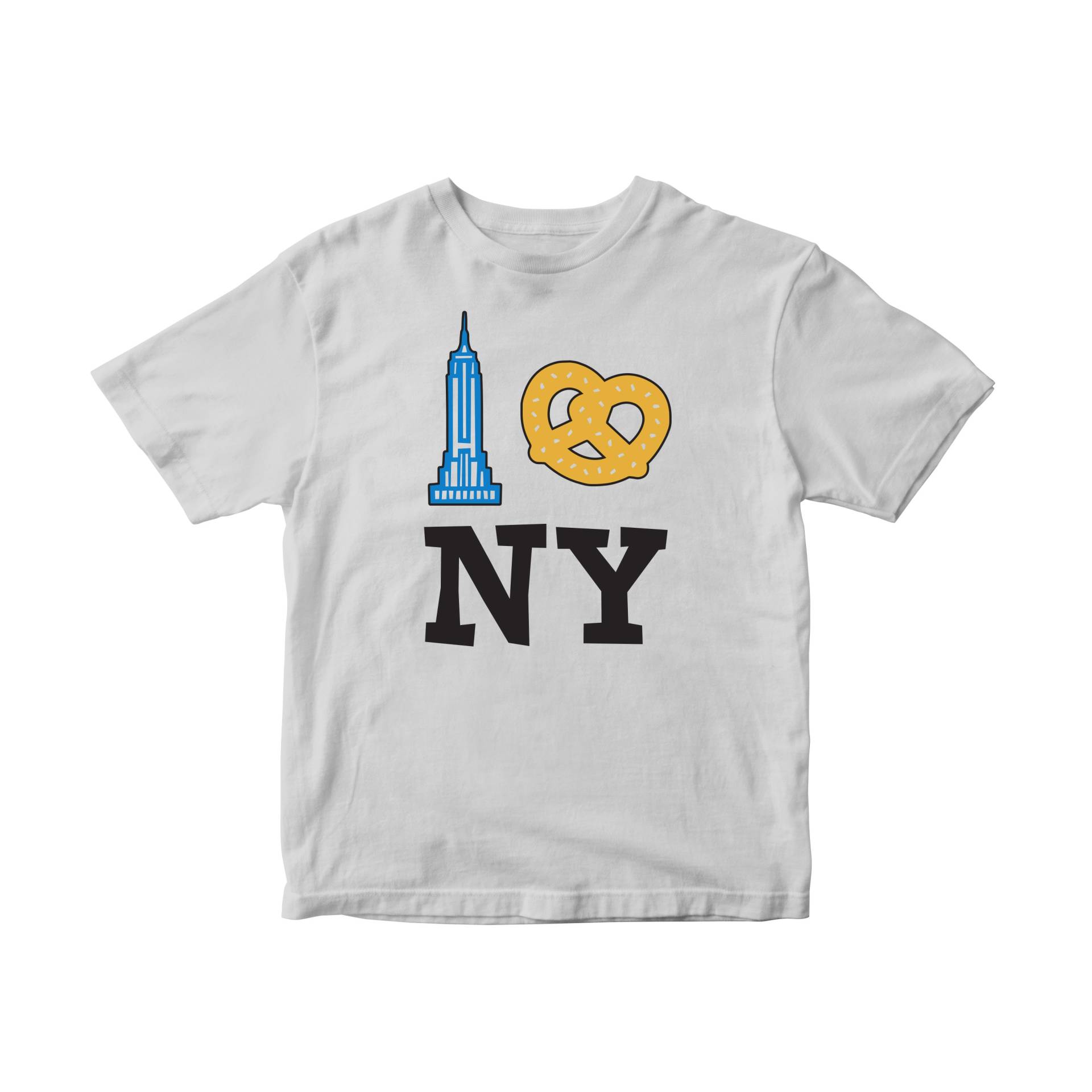 I Love New York Grafik T-Shirt/Gender Neutral Jungen Mädchen Nyc Brezel Esb Baby, Kleinkind & Kids Souvenir von FineappleNewYork