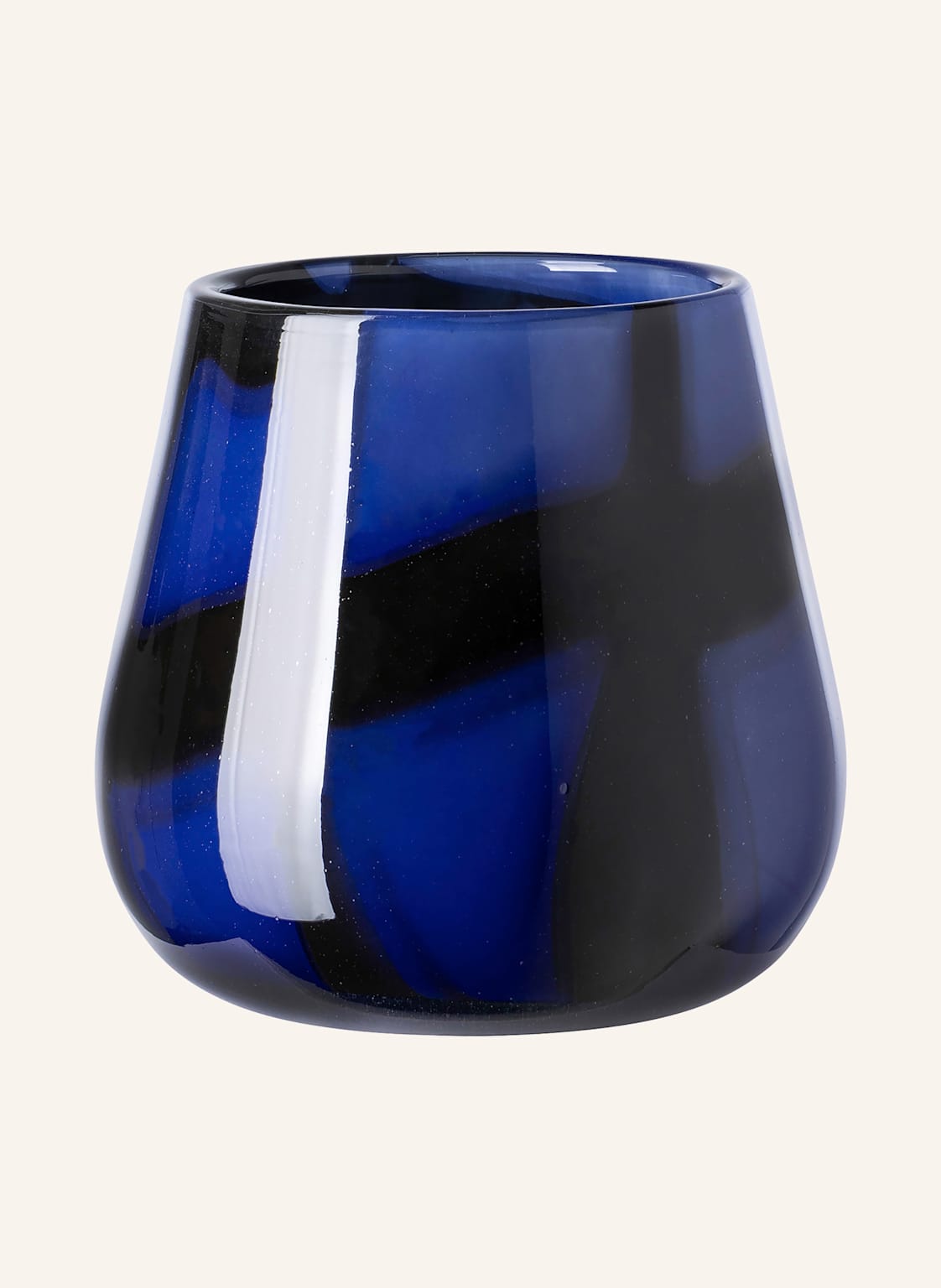 Fink Glasvase, Windlicht Marly blau Fink Glasvase, Windlicht Marly blau von Fink