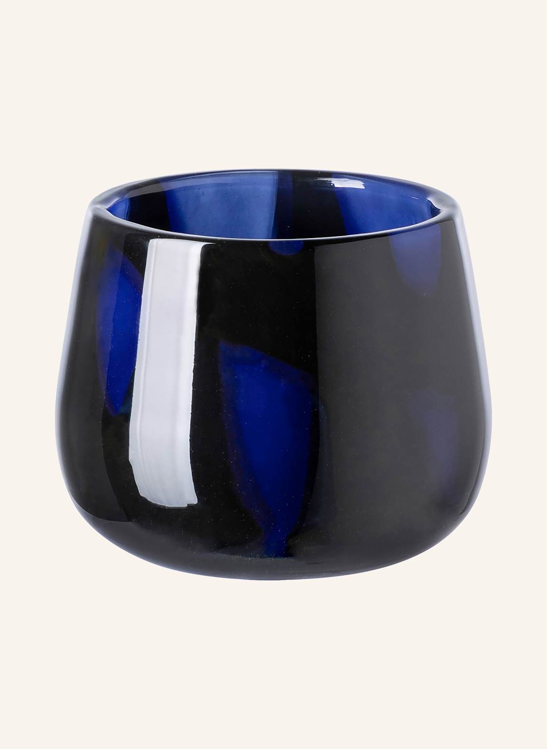 Fink Glasvase, Windlicht Marly blau Fink Glasvase, Windlicht Marly blau von Fink
