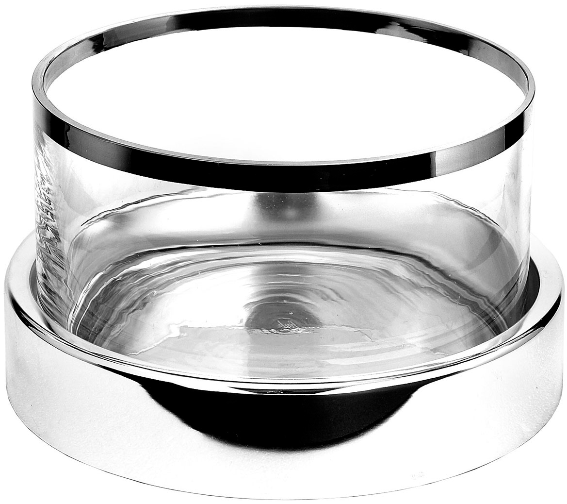 Fink Schale "EMPIRE", 1 tlg., aus Eisen, Dekoschale, Windlicht, silberfarben, Ø ca. 25 cm Fink Schale "EMPIRE", 1 tlg., aus Eisen, Dekoschale, Windlicht, silberfarben, Ø ca. 25 cm von Fink