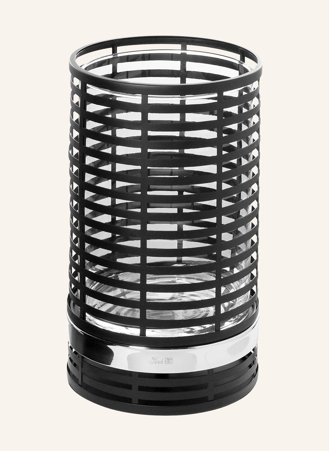 Fink Windlicht Mit Glas Matera silber Fink Windlicht Mit Glas Matera silber von Fink