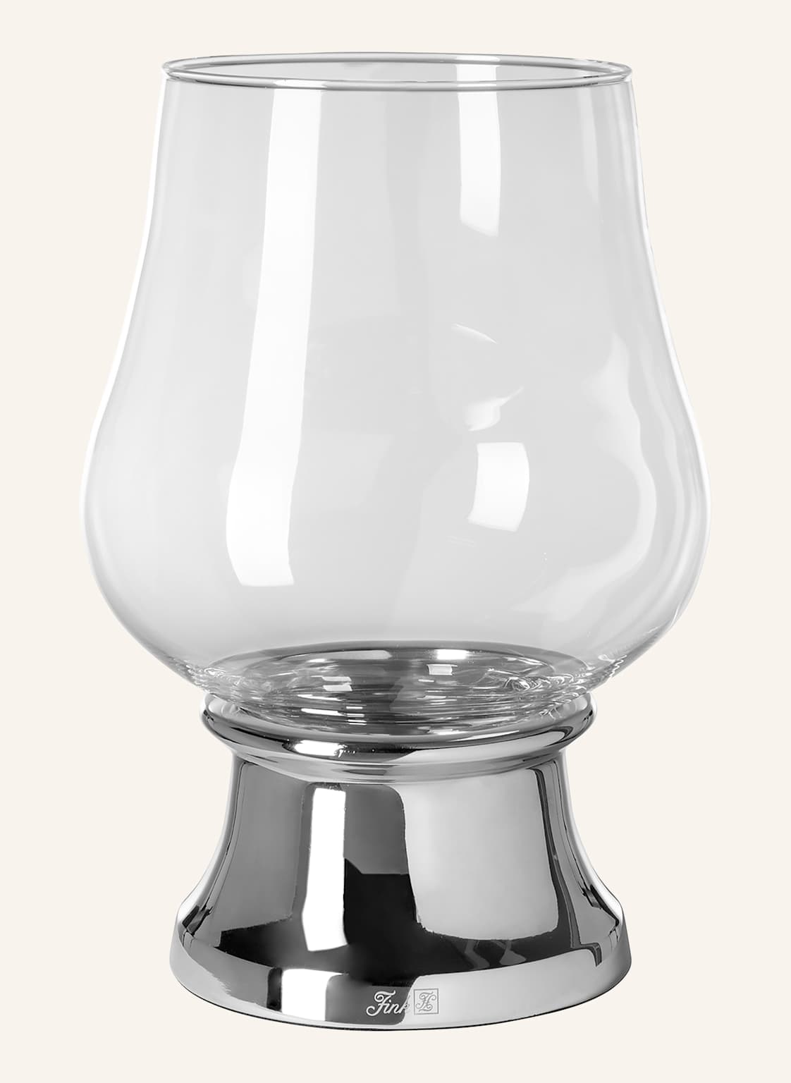 Fink Windlicht Mit Glas Palina silber Fink Windlicht Mit Glas Palina silber von Fink