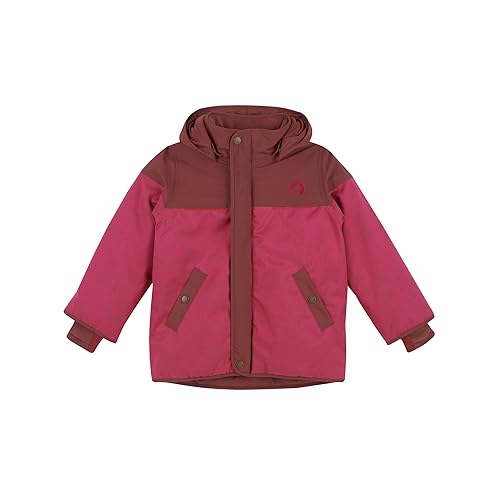 Finkid Koira Ice Kinder Winterparka mit Schneefang und Abnehmbarer Kapuze und reflektierendem Animal Print von Finkid