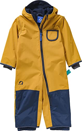 Finkid Pikku Winter EKO Colorblock-Gelb, Kinder Regenhose und Hardshell-Hose, Größe 110-120 - Farbe Golden Yellow - NA von Finkid