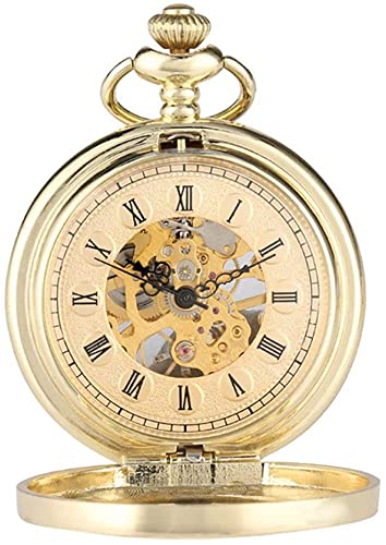 Finoti Antike Schwarz/Silber Gold Hohl Rad Mechanische Handaufzug Taschenuhr Exquisite Anhänger Retro Uhr Geschenke Männer von Finoti