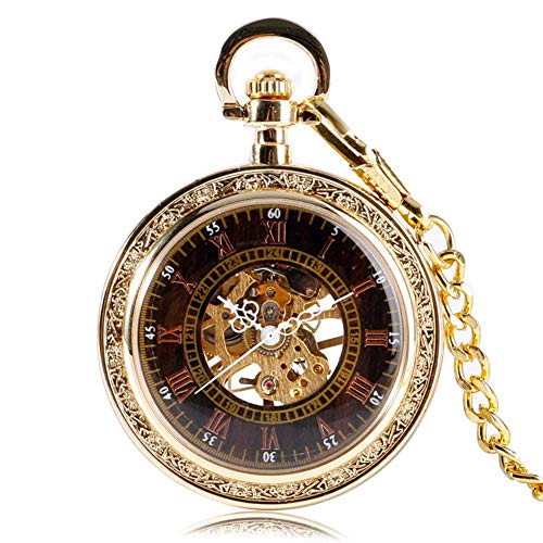 Finoti Gold Damen Herren Taschenuhr, Antiker Schmuck mechanische Taschenuhr, Unikat, Taschenuhren für Männer personalisiert von Finoti