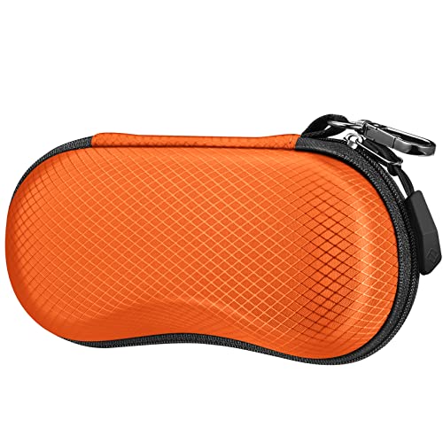 Fintie Brillenetui Sonnenbrille, EVA Kratzfeste Sonnenbrillen Etui Hardcase mit Karabiner Groß Brillen Etui für Damen Herren Outdoor Sportbrille Fahrradbrille von Fintie