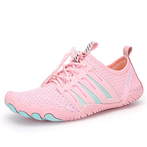 Fiorky Barfuß-Schwimmen, Strand, Pool, Aqua-Sportschuhe, Unisex, Waten, Outdoor, Upstream-Sneaker, rutschfeste, atmungsaktive Sommerschuhe, Übergröße for See, Wandern, Kajakfahren, Surfen (3 von Fiorky