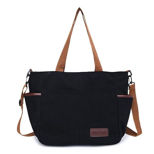 Fiorky Damen-Einkaufstasche, Handtaschen, Schultertasche, große Kapazität, modische Umhängetasche, Nylon, stilvolle Umhängetasche, abnehmbarer und verstellbarer Riemen, für Outdoor-Reisen von Fiorky