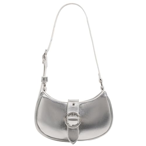 Fiorky Damen-Handtasche, klein, einfarbig, PU-Leder, for Reisen, Urlaub (schwarz) von Fiorky