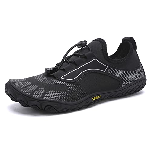 Fiorky Trekking-Watschuhe, rutschfeste Laufschuhe, atmungsaktive Surfschuhe, verschleißfeste Outdoor-Zubehör for Seewanderungen (Schwarz 42) von Fiorky