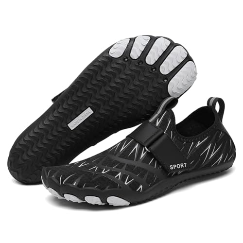 Fiorky Wasserschuhe, leicht, schnell trocknend, Aqua-Wasserschuhe, Aqua-Sport-Outdoor-Schuhe, rutschfeste, weiche Strandschuhe zum Wandern, Spazierengehen, Bootfahren, Angeln, Tauchen, Surfe von Fiorky