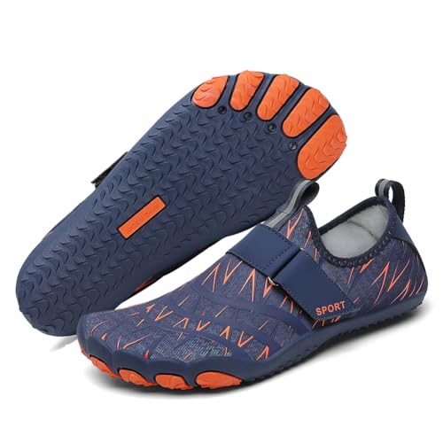 Fiorky Wasserschuhe, leicht, schnell trocknend, Aqua-Wasserschuhe, schnell trocknend, Sport-Aquaschuhe, rutschfest, weich, Strandschuhe for Sport, Strand, Schwimmen, Surfen, Yoga, Übung (bla von Fiorky