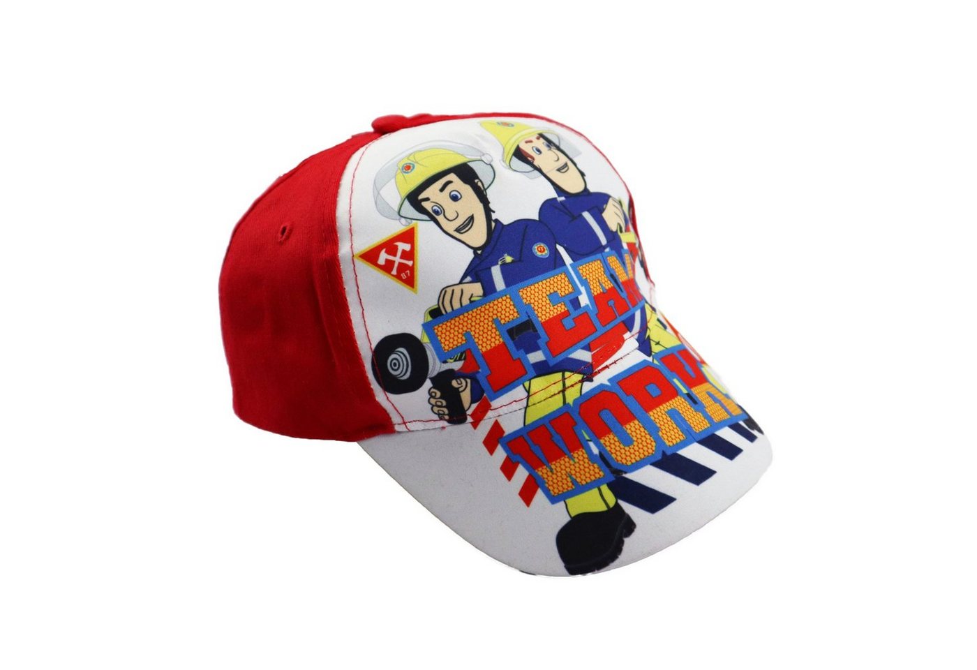 Fireman Sam Baseball Cap Feuerwehrmann Sam und Elvis Kinder Baseball Kappe Gr. 52 bis 54 von Fireman Sam