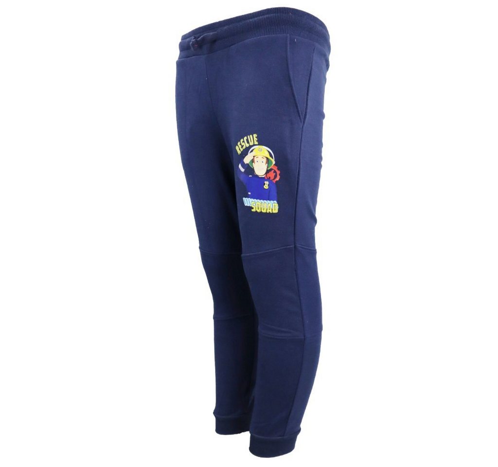 Fireman Sam Jogginghose Feuerwehrmann Sam Jungen Kinder Jogginghose Sporthose Gr. 98 bis 128 von Fireman Sam