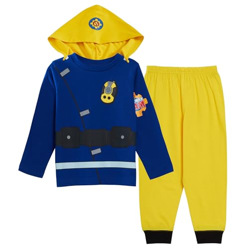 Jungen Novelty Feuerwehrmann Sam Verkleiden Schlafanzug Kinder Ganzkörper-Charakter Pjs Größe, Blau, 2-3 Jahre von Fireman Sam