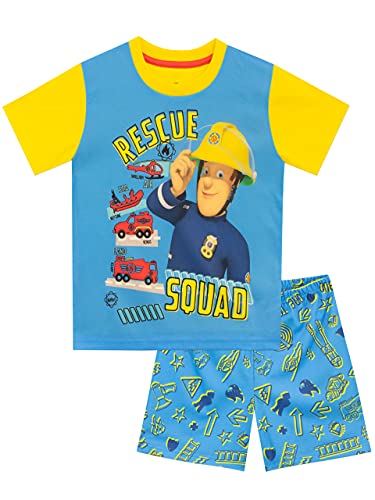 Fireman Sam Jungen Schlafanzug Blau 110 von Fireman Sam