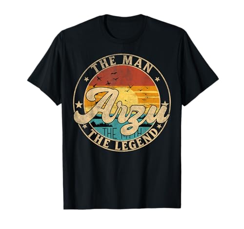 ARZU The Man The Myth The Legend First Name T-Shirt ARZU The Man The Myth The Legend First Name T-Shirt von First Name Vintage Retro Surname Last Name