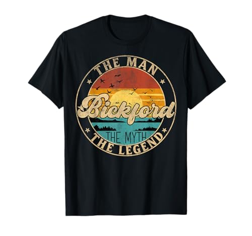 BICKFORD The Man The Myth The Legend First Name T-Shirt BICKFORD The Man The Myth The Legend First Name T-Shirt von First Name Vintage Retro Surname Last Name