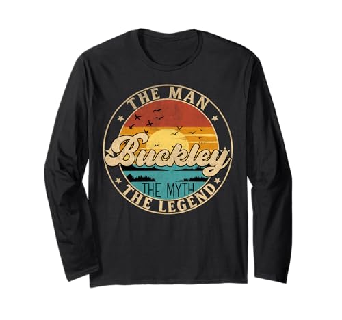 BUCKLEY The Man The Myth The Legend First Name Langarmshirt BUCKLEY The Man The Myth The Legend First Name Langarmshirt von First Name Vintage Retro Surname Last Name