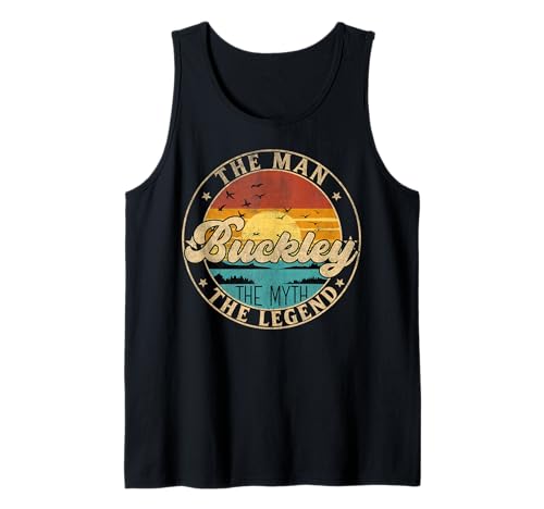 BUCKLEY The Man The Myth The Legend First Name Tank Top BUCKLEY The Man The Myth The Legend First Name Tank Top von First Name Vintage Retro Surname Last Name