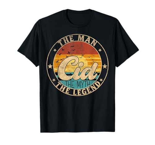 CID The Man The Myth The Legend First Name T-Shirt CID The Man The Myth The Legend First Name T-Shirt von First Name Vintage Retro Surname Last Name
