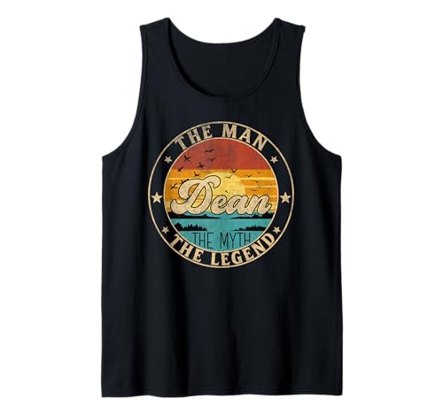 DEAN The Man The Myth The Legend First Name Tank Top DEAN The Man The Myth The Legend First Name Tank Top von First Name Vintage Retro Surname Last Name