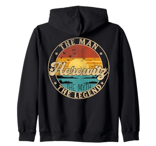 HOROWITZ The Man The Myth The Legend First Name Kapuzenjacke HOROWITZ The Man The Myth The Legend First Name Kapuzenjacke von First Name Vintage Retro Surname Last Name