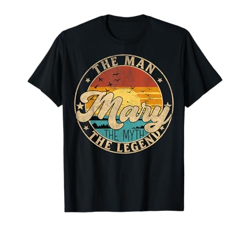 MARY The Man The Myth The Legend First Name T-Shirt MARY The Man The Myth The Legend First Name T-Shirt von First Name Vintage Retro Surname Last Name