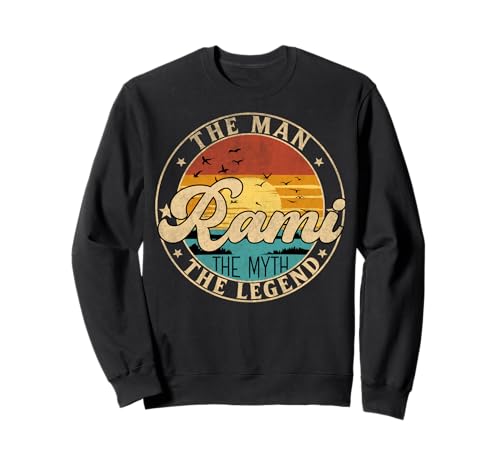 RAMI The Man The Myth The Legend First Name Sweatshirt RAMI The Man The Myth The Legend First Name Sweatshirt von First Name Vintage Retro Surname Last Name
