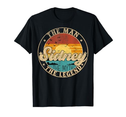 SIDNEY The Man The Myth The Legend First Name T-Shirt SIDNEY The Man The Myth The Legend First Name T-Shirt von First Name Vintage Retro Surname Last Name
