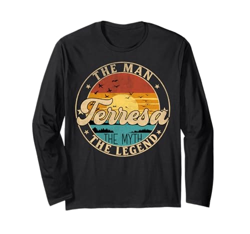 TERRESA The Man The Myth The Legend First Name Langarmshirt TERRESA The Man The Myth The Legend First Name Langarmshirt von First Name Vintage Retro Surname Last Name