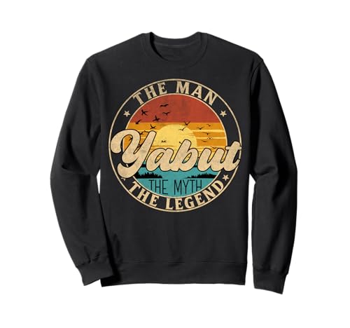 YABUT The Man The Myth The Legend First Name Sweatshirt YABUT The Man The Myth The Legend First Name Sweatshirt von First Name Vintage Retro Surname Last Name
