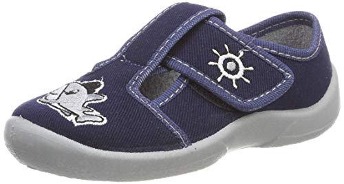 Fischer Mini Hohe Hausschuhe, Blau (Ocean 56), 18 EU von Fischer