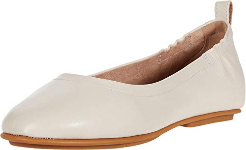 Fitflop Damen Allegro Soft Leather Ballerinas, Weiß (Ss20 Jet Stream 031), 42 EU von Fitflop