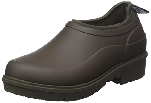 Fitflop Damen Garten-Clog Flache Sandale, Mossy, 38 EU von Fitflop