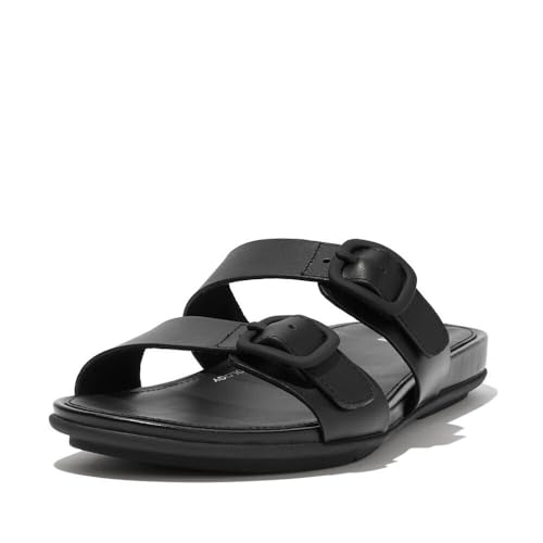 Fitflop Damen Gracie Flache Sandale, All Black02, 43 EU von Fitflop