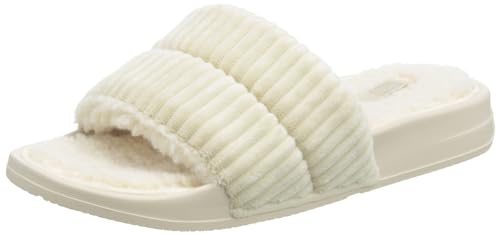 Fitflop Damen IQUSHION Cord-Poolrutsche Ii Schiebe-Sandalen, Ivory, 40 EU von Fitflop