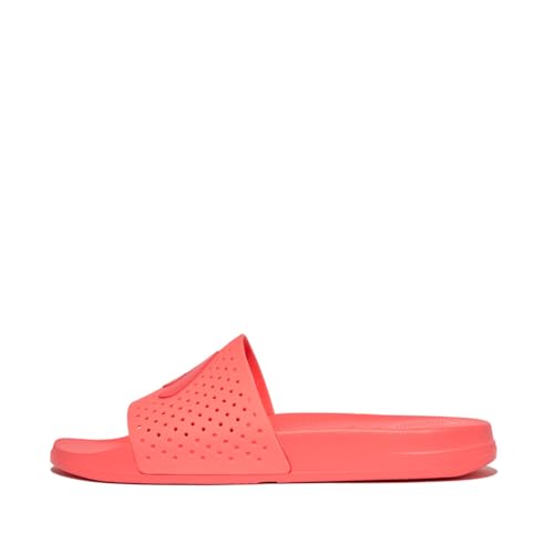 Fitflop Damen Iqushion Poolrutsche mit Pfeil Schiebe-Sandalen, Rosige Koralle, 36 EU von Fitflop