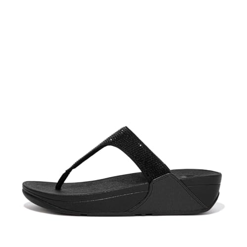 Fitflop Damen Lulu Keilsandale, Schwarz, 38 EU von Fitflop